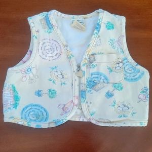 Kids Jean printed vest